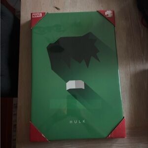 Marvel Hulk, Spiderman, Iron Man and Captain America wall art